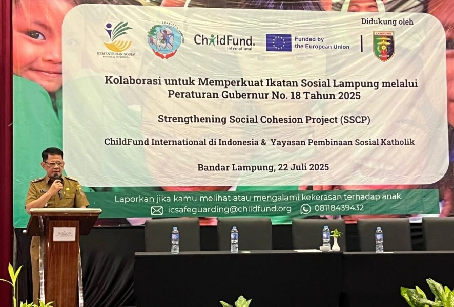 ChildFund dan Pemprov Lampung Luncurkan Pergub Perdamaian Pertama di Indonesia